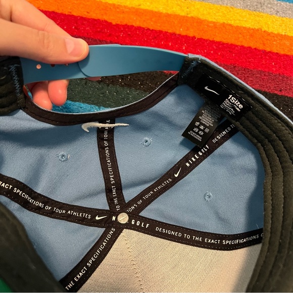 Nike Golf SnapBack Rope Hat - hand washed Carolina Blue - Picture 13 of 15